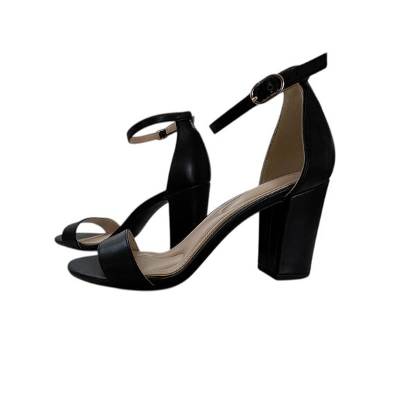 Kelly & Katie Block Heel Black Sandal Size 6.5 - Picture 6 of 9